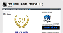 Desktop Screenshot of eihl.ca