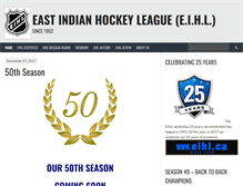 Tablet Screenshot of eihl.ca